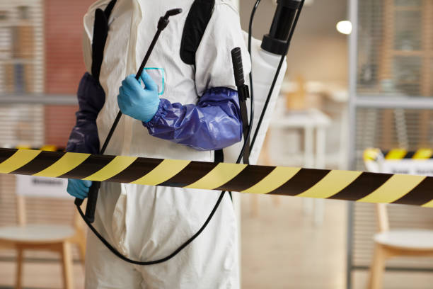 Professional Biohazard technician working in Markleville, IN